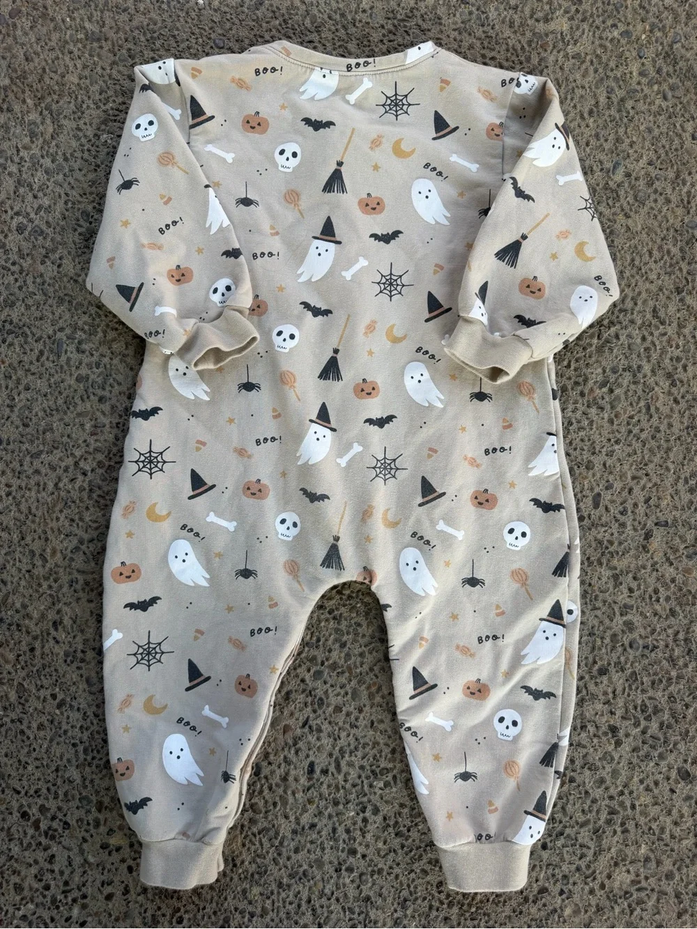 Quincy Mae Toddler Relaxed Fleece Jumpsuit Halloween Things 18-24 Months